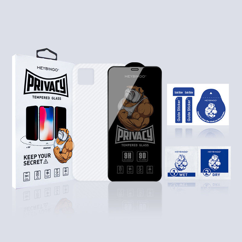 Privacy Tempered Glass Anti Spy Bubble Free Mobile Glass Screen Protector For Iphone 14